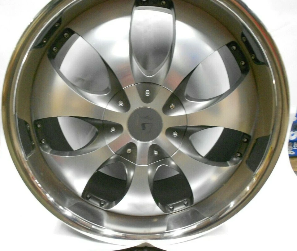 Alufelge Schmidt Rhino 11x22 ET30 5x120,65 Edelstahlblende B-Ware - Bild 2 von 4