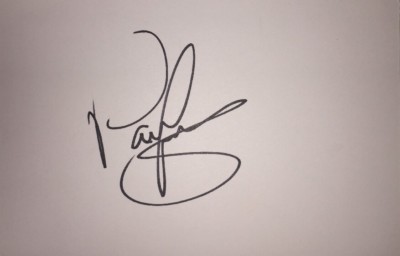 PAUL YOUNG SIGNED 6X4 WHITE CARD MUSIK AUTOGRAMM POP ROCK Q TIPS & STREETBAND