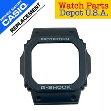 Genuine CASIO G-Shock GW-M5610 GW-M5600 GWM5610B Black Rubber Watch Bezel Cover