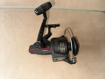 Vintage South Bend Condor 590 Fishing Reel Graphite Black Spinning Reel