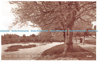 R429175 River Tone and Weir Taunton G 680 Photo Brown Valentines