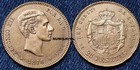 BONITAS 25 pesetas ORO Alfonso XII año 1876*1876. Peso 8,09 gr. Brillo original.