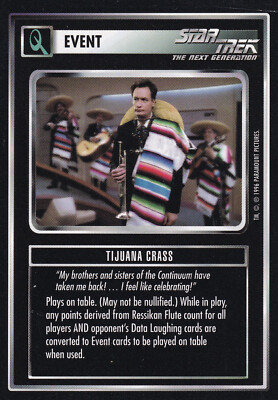1996 Star Trek TNG CCG Event Tijuana Crass (Near Mint)