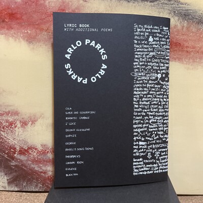 Arlo Parks Super Sad Generation Signed Lyric Book Only 500 Made /500 RARE
