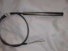 FAST HEAT Cartridge Heater 10mm" Dia X 4 1/2 Long 220W 220V 26"  SS Conduit Lead