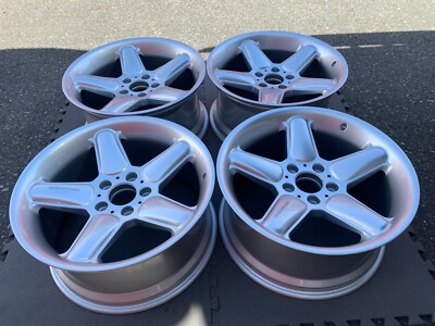 RARE Set of 18X8.5 ET13 Genuine AC Schnitzer Type 2 restored to