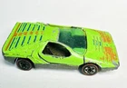 Hot Wheels Redline 1974 Carabo Flying Colors Alternate Lime Green Doors Go Up