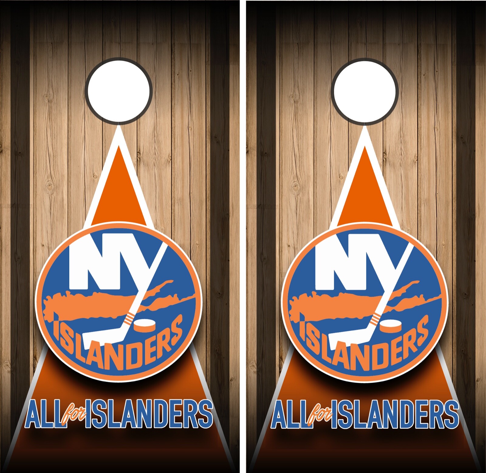 New York Islanders NHL Cornhole Board Skin Vinyl Decal Sports Decor NH22