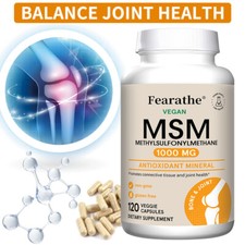 Best MSM 1000 mg 30 To 120 Capsules Antioxidant Supports joint health