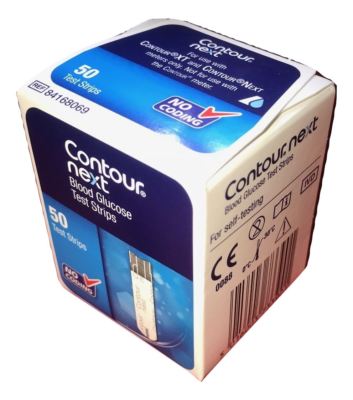 Contour Next Blutzuckerteststreifen für Contour XT & Next Meter (x50)