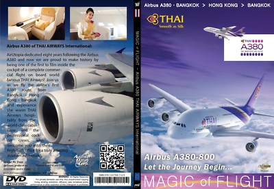 Airutopia: Thai Airways A380 Cockpit Airplane Aircraft DVD Video-New & Fast Ship