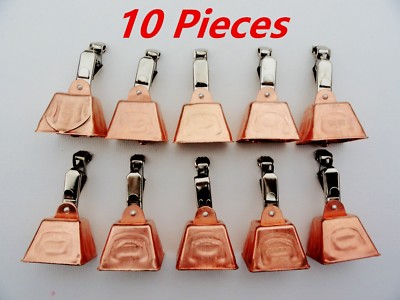 10 Pieces Copper Pole Bells Fish Alarm Bells
