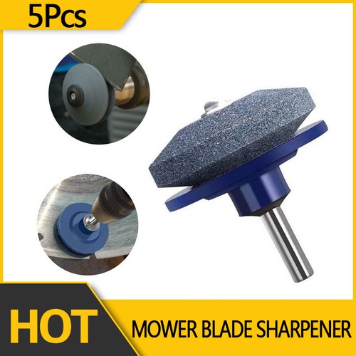 5Pcs Lawn Mower Sharpening Lawnmower Blade Sharpener Rotary Drills Garden Tool A - Picture 13 of 13