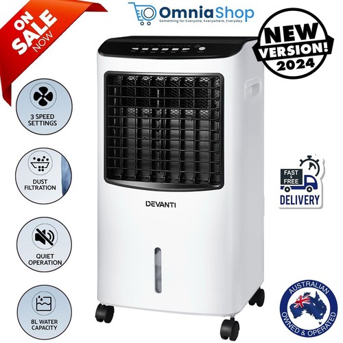 Devanti Evaporative Air Cooler Conditioner Portable Cooling Fan