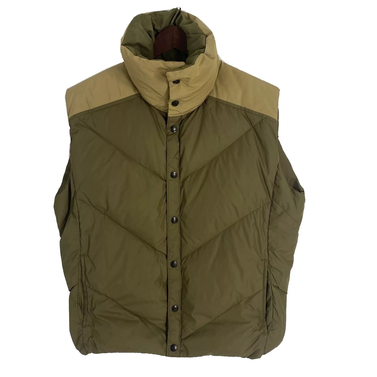 Ropa Vintage de nylon marrón 1980s para Hombre