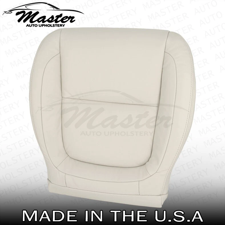 Подходит для Lexus SC430 2002–2010 годов выпуска нижний кожаный сменный чехол на сиденье из экрю - Изображение 2 из 4