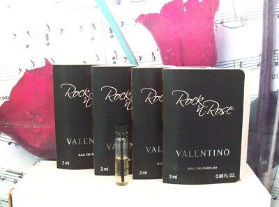 Valentino Rock'N Rose EDP Samples Lot of 4. 4 x 2 ml = 8 ml.