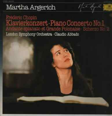 LP Chopin / Martha Agerich Klavierkonzert No.1, Andante spinato et Gr. Polonaise