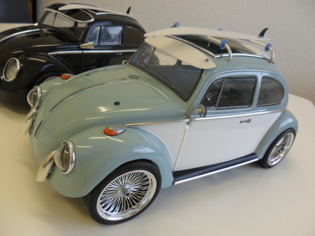Kamtec Tamiya repro M-Chassis VW Beetle Cal Look 1:10 238mm