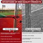 Chain Link Fence Stretcher Tool, Heavy-Duty Fence Puller Tensioner for Woven Wir