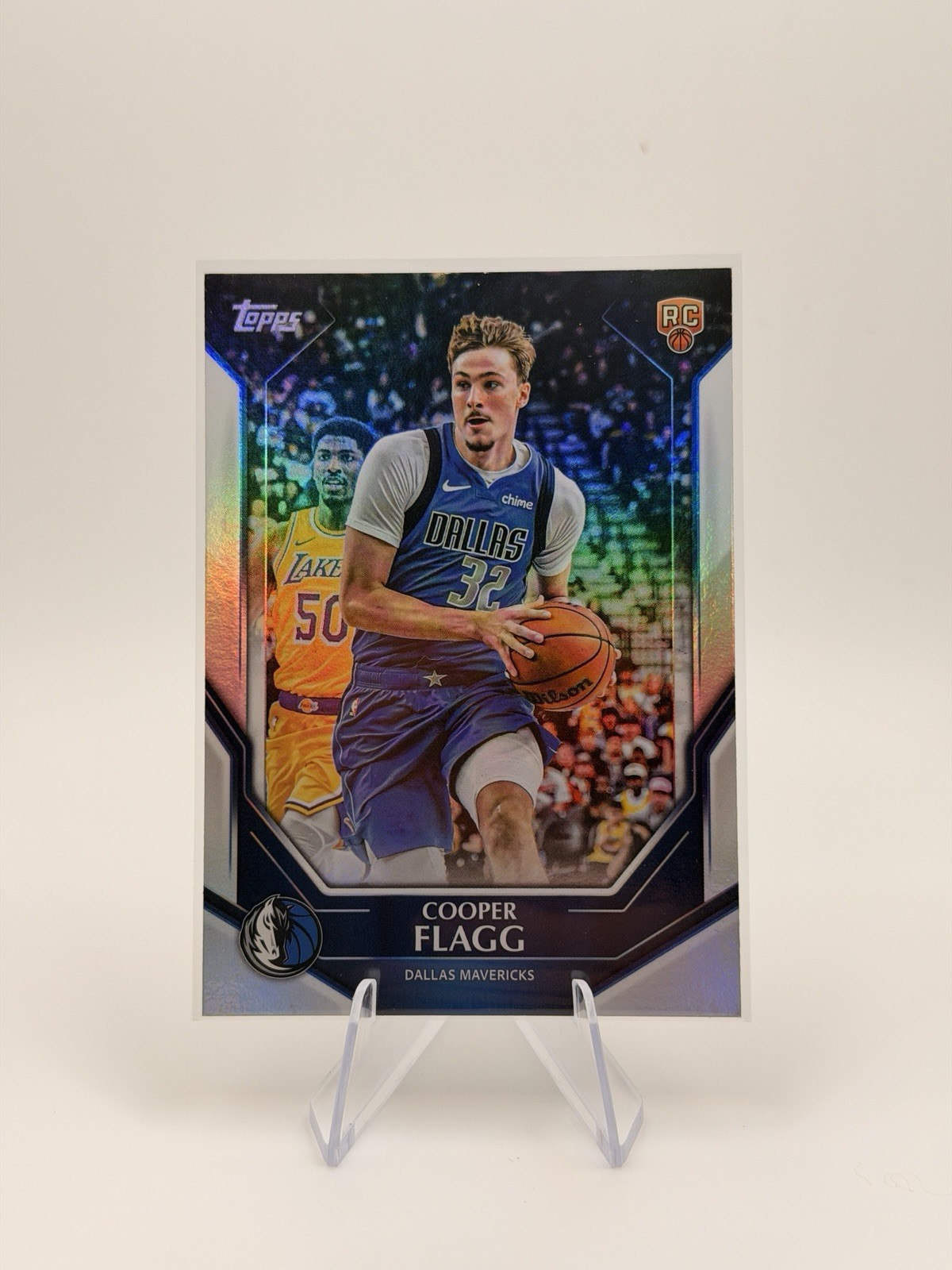 2025-26 Topps Cooper Flagg Rookie Rainbow Foilboard Dallas Mavericks #201
