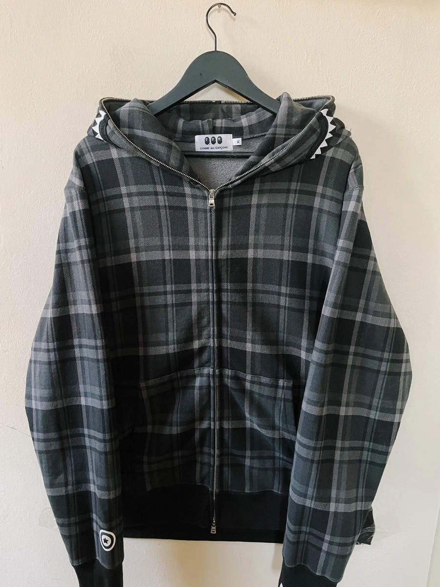 Sweat à Capuche Comme Des Garçons CDG Noir, Taille L, Années 2010, Japon