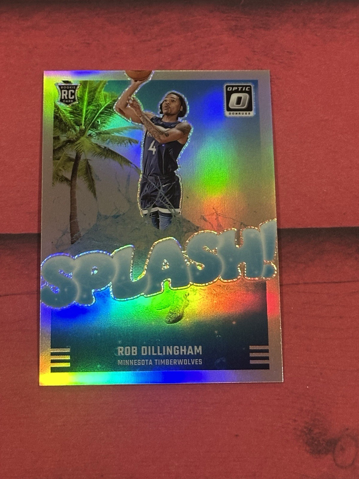 2024-25 Panini Donruss Optic Rob Dillingham SPLASH! Rookie Holo Prizm #8 RC (Q)