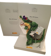 Vtg New Steiff Fantasia Mohair Ben Ali Gator boxed Disney Showcase Collection