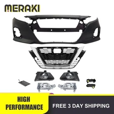 New Front Bumper Cover Grill Fog Light Kit For 2019 2020 2021 2022 Nissan Altima