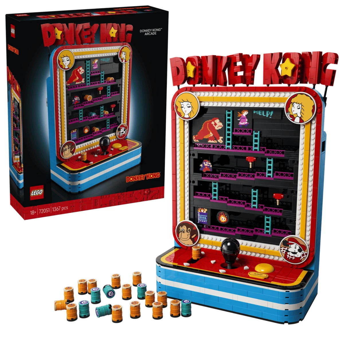 LEGO - 72051 - Donkey Kong Arcade, Retro-Spielautomat - NEU/OVP