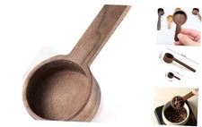 Coffee Spoons, Wooden Tablespoon Scoop, Wooden Coffee Ground Spoon, Measuring 