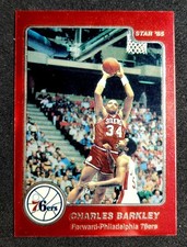 Charles Barkley 1998 Stadium Club Finest 1984 Star Reprint Rookie Card Sixers. rookie card picture