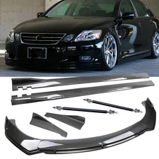 For Lexus GS300 Carbon Fiber Front Bumper Lip Chin Spoiler Splitter Body Kits