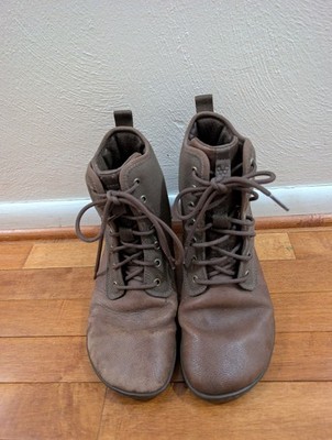 Vivobarefoot Scott II Men's Leather Barefoot Ankle Boots Brown