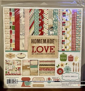 NEW Carta Bella HOMEMADE With LOVE Scrapbooking Paper Kit 2013 *FIRST PRINTING*