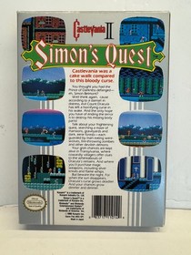 Castlevania ll Simon's Quest Nintendo NES 1987 Complete in Box CIB! L@@K!