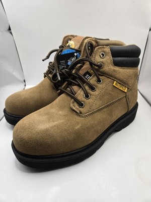 Brahma Men\'s Size 8 Steel Toe Work‎ Boots, Brown Oil & Slip Resistant Brahma Vertex Men main image 3