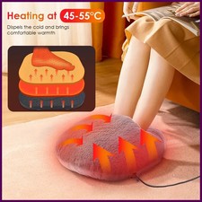 Electric Foot Warmer Heater Constant Temperature Heating Pad Soft Velvet