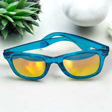 Ocean Blue Sunglasses   Colorful Mirrored Lens with UV Protection, New, Unisex