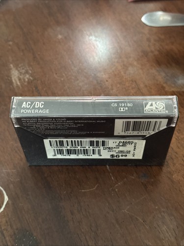 AC/DC Powerage Cassette Tape Sealed ORIG Hard Rock Metal Angus Young ...