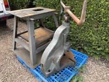 F.J.Edwards Deep Throat Flypress, no.6A and stand, heavy duty engineering press
