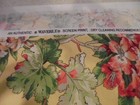 Waverly light yellow floral cotton fabric material yardage 45" X 3 yards pretty!