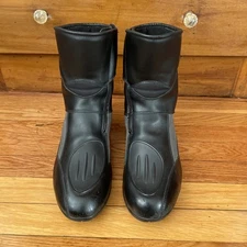 BMW Motorrad AirFlow 2 Black Leather Motorcycle Riding Boots Men’s Size 13/47