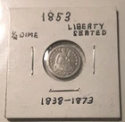 1855 seated liberty half dime