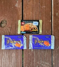 Vintage 1990s Sealed Trading Card Packs The Pagemaster & Star Trek 3 Total Packs