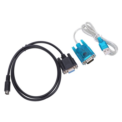 Adapter Line USB To 232 Cable PLC Communication Wire MD8 Round Port - Afbeelding 10 van 12