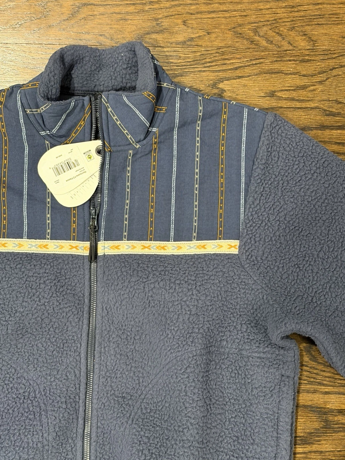 Prana Hurricane Fleece Zip Up Jacket Mens XXS XL Kids Blue Sherpa NWT 160 Retail
