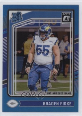 2024 Panini Donruss Optic Rated Aqua Prizm /299 Braden Fiske #210 Rookie RC 1i3m