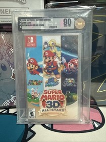 🔥🔥🔥Super Mario 3D All Stars Nintendo Switch VGA 90 Not WATA CGC Gold Mint