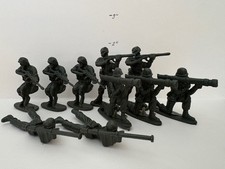 Plastic Toy Army Men Lot, 10x Figures